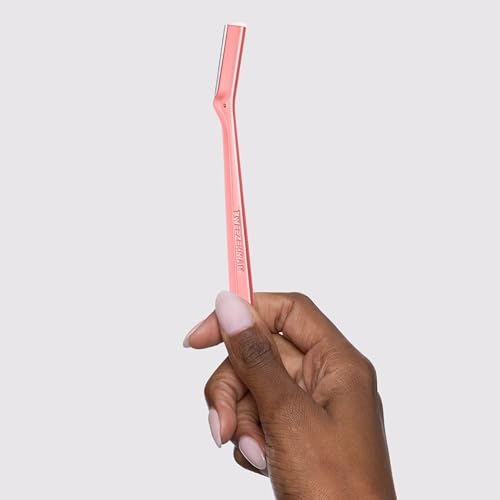 Tweezerman Tea Rose Facial Razor - Premium Peach Fuzz Remover