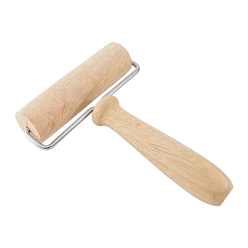 6" Wood Pastry and Fondant Roller by R&M International