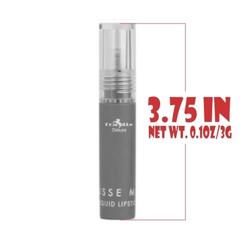 Italia Deluxe Matte Liquid Lipstick - Comfortable Velvet Finish, 12 Shades