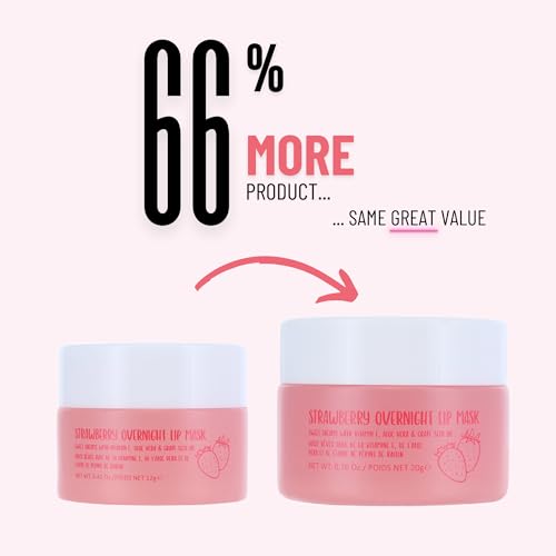 W7 Sweet Dreams Strawberry Lip Mask - Hydrating 0.67 fl oz