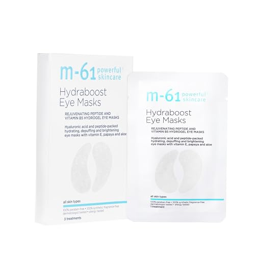 M-61 Hydraboost Eye Masks 3 Treatments Hydrogel Patches with Hyaluronic Acid