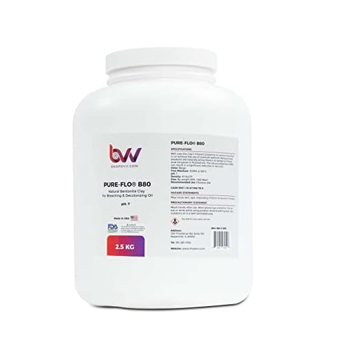 BVV Pure-Flo¢ç B80 Natural Bentonite for Bleaching & Decolorizing Edible Oils-25KG