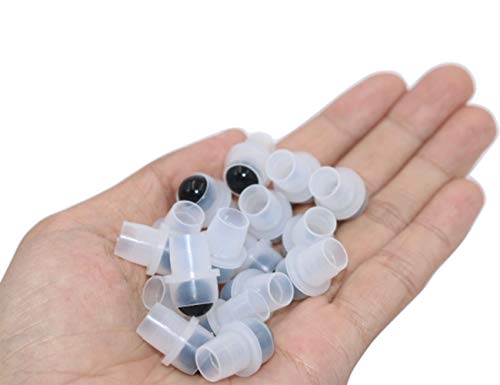 Furnido Black Obsidian Crystal Roller Balls for Essential Oils - 10 Pack