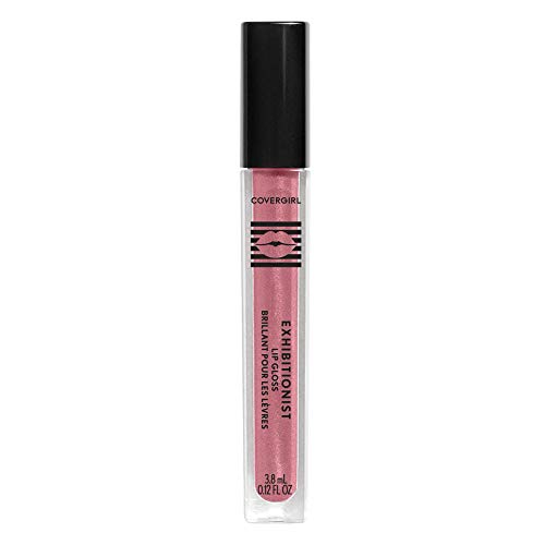 COVERGIRL Exhibitionist Lip Gloss Short Change 6 Fl Oz - High-Gloss, Moisturizing Pink Lip Shine
