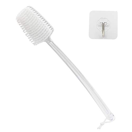 Ergonomic Back Shower Brush with Long Handle for Exfoliating Skin