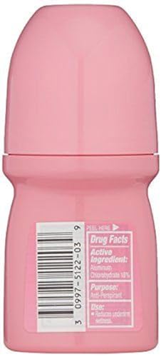 Hi & Dri Anti-Perspirant Deodorant Roll-On, Powder Fresh, 1.7 oz (Pack of 6)