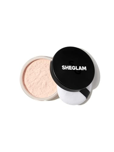 SHEGLAM Baked Glow Light Pink Setting Powder Oil Control Loose Face Powder Translucent