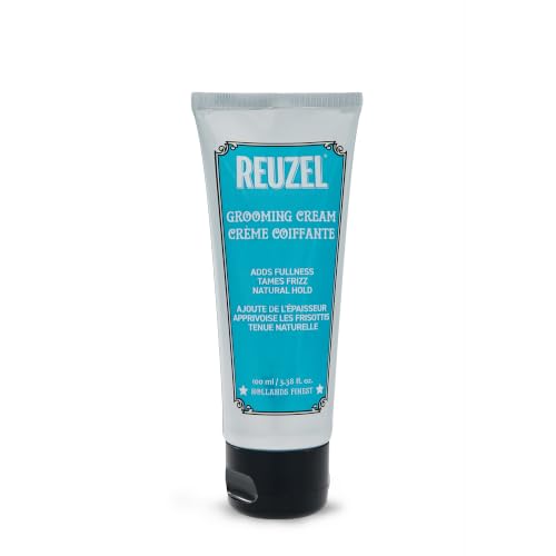 REUZEL Grooming Cream 3.38 oz - Natural Light Hold, Moisturizing & Texturizing