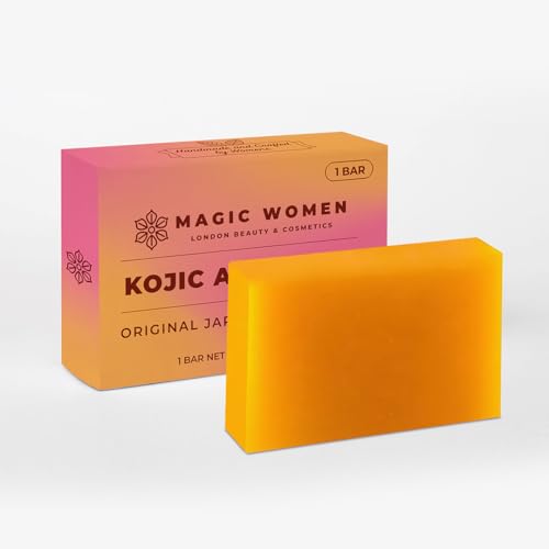 Kojic Acid Soap with Vitamin C & Retinol – Skin Brightening Bar (3.5 oz)