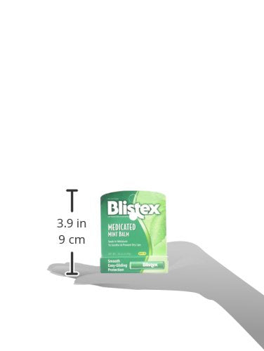 Blistex Medicated Mint Lip Balm - Pack of 2 with SPF 15