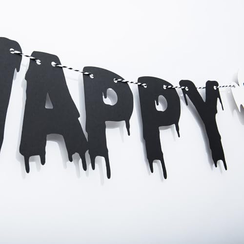 Happy Boo Day Banner - Halloween Party Garland Decoration