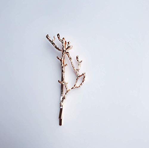10pcs Gold Silver Leaf Hair Clips Set - Elegant Dainty Hairpins for Wedding & Gifts