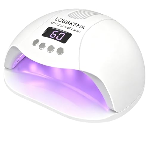 280W UV LED Nail Lamp for Fast Curing Gel Polish - Smart Sensor & 4 Timers