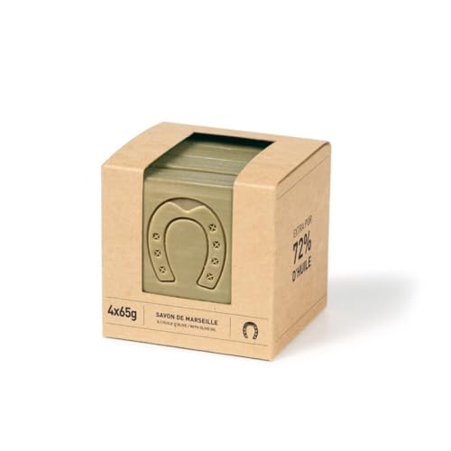 Fer à Cheval Pure Olive Marseille Soap Bar Slices - 4x65g