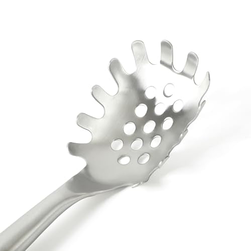 Calphalon Stainless Steel Pasta Server with Silicone Handle
