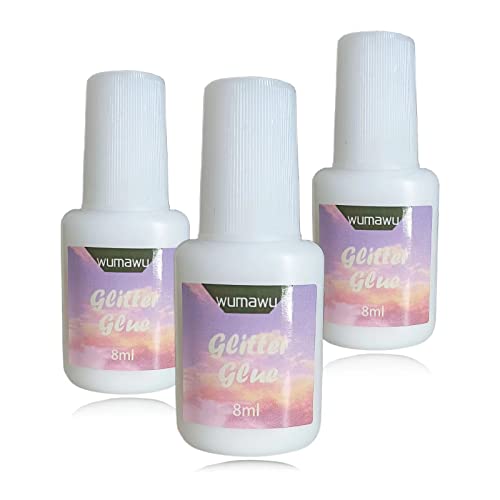 Wumawu 8ml Temporary Tattoo Glue - Water-Based Glitter Adhesive