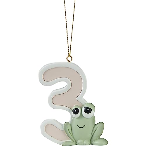 Precious Moments 3rd Christmas Frog Resin Ornament
