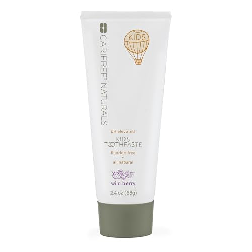 CariFree Kids Fluoride-Free Toothpaste - Organic Wild Berry, 2.4oz