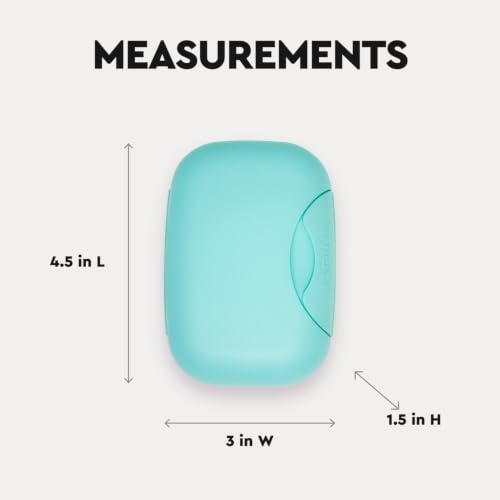 RADIUS Lavender Travel Case Set - 3 BPA-Free Cases for Toiletries