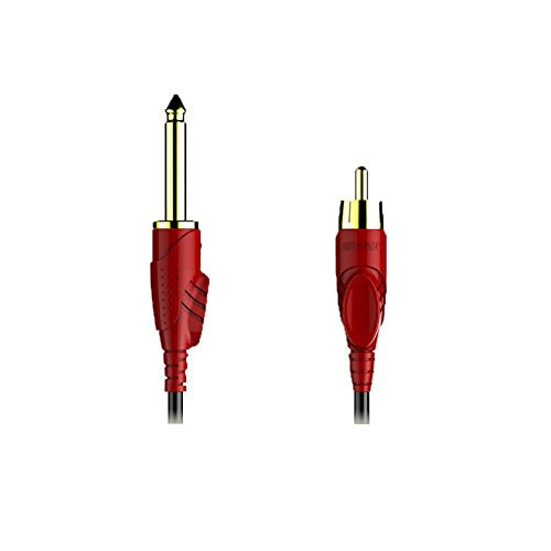 BIGWASP Silicone Tattoo Clip Cord - 79 Inch RCA Cable for Tattoo Machines