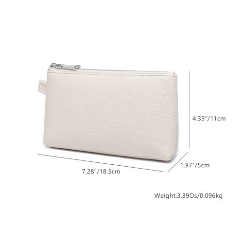 YONBEN Small PU Leather Makeup Bag for Purse, Compact Cosmetic Pouch