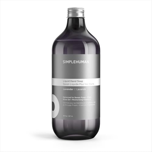 simplehuman Lavender Liquid Hand Soap Refill - 30 fl. oz. Moisturizing Vitamin E