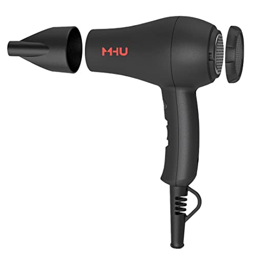 MHD Mini Travel Hair Dryer, 1000W Compact Ceramic Ionic Blow Dryer