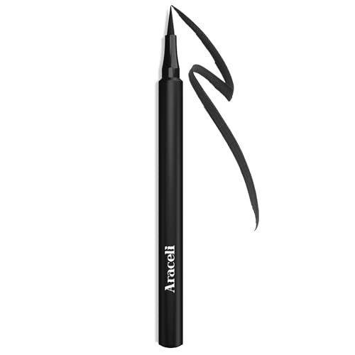 Araceli Beauty Liquid Eyeliner Pen - Waterproof, Smudge-Proof Black Eyeliner