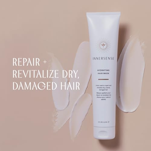 InnerSense Organic Hydrating Hair Mask 2oz Pack of 2 - Nourishing Leave-In Treatment for Dry Coarse Hair