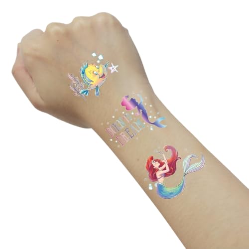 Disney The Little Mermaid Temporary Tattoos - 24 Count