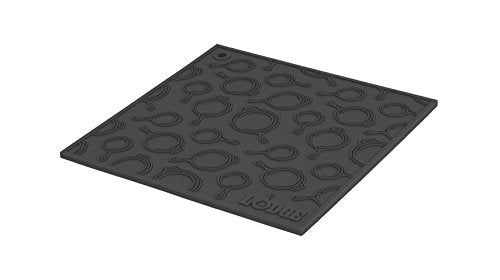 Lodge Silicone Trivet with Skillet Pattern - 7 Inch, Dishwasher Safe