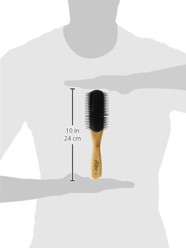 Evolve Knot-Free Detangle Brush with Bamboo Handle - 2 Pack