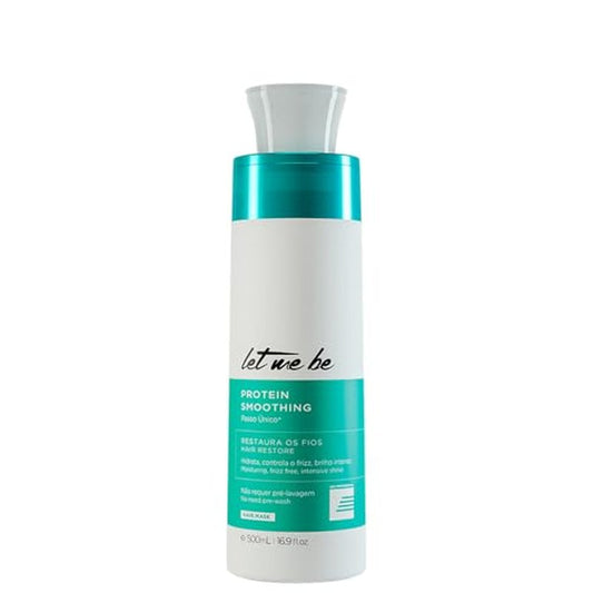 Let Me Be Hair Keratin Treatment: Brazilian Protein Smoothing, Moisturizing, Frizz-Free, & Intensive Shine in a Single Step. Effective 500ml/16.91oz for Straight, Lustrous Hair