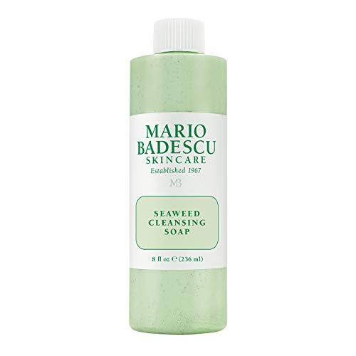 Mario Badescu Seaweed Cleansing Soap 8 Fl Oz - Gentle Exfoliating Facial Cleanser