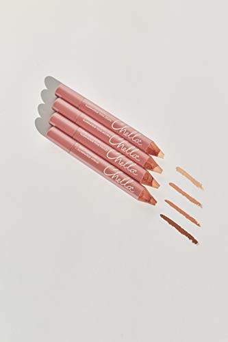 Chella Highlighter Pencil - Vegan Makeup Concealer, Light Matte, 1 Count