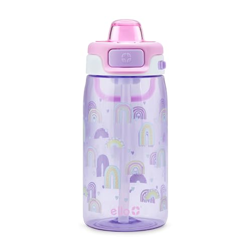 Ello Kids 16oz Tritan Water Bottle with Quick Fill Lid - Leak Proof & BPA Free