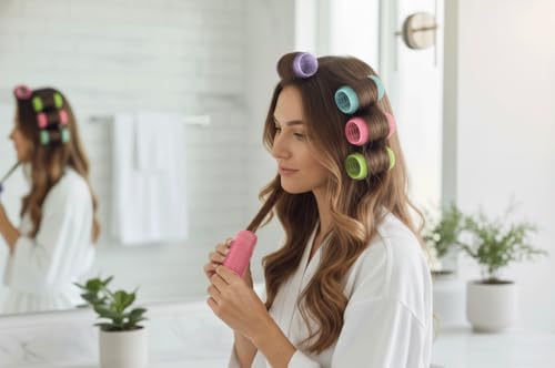 Self-Grip Hair Rollers 6-Pack - 30mm-32mm Volume Curlers