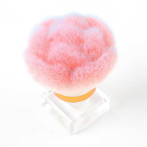 ANGNYA Rose-Shaped Nail Dust Brush with Gradient Color & Case