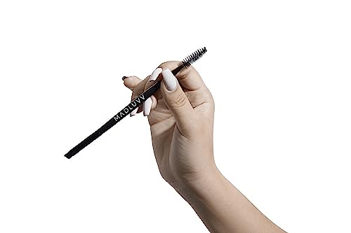 MADLUVV Duo Eyebrow Brush - Angled & Spoolie for Precision Makeup