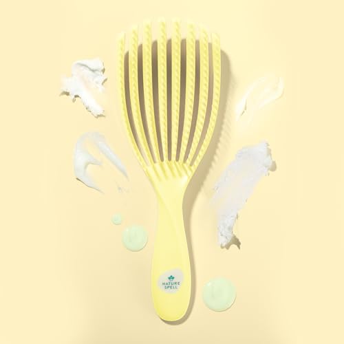 Nature Spell FlexiFlow Detangling Hair Brush - Yellow