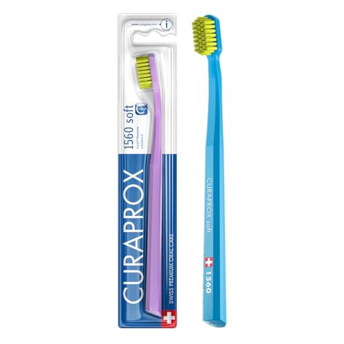 Curaprox CS 1560 Soft Toothbrush - Gentle Oral Care for Sensitive Gums