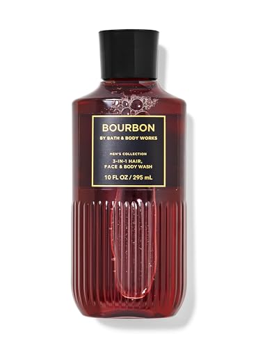 Bath & Body Works Bourbon Men’s 3-in-1 Hair, Face & Body Wash 10oz