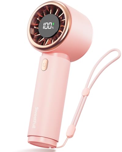 SWEETFULL Portable Handheld Fan - Mini Rechargeable with 5 Speeds