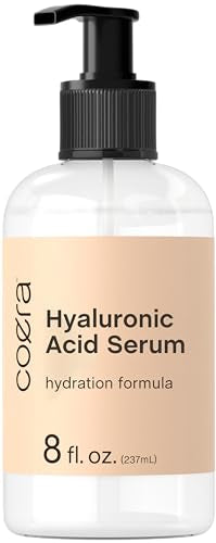 Coera Hyaluronic Acid Serum - 8 fl oz Moisturizer for Hydrating Skin