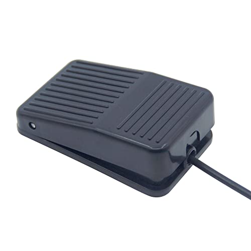 DOWEI Tattoo Foot Pedal Switch with 5ft Power Cord for Tattoo Machine & Power Supply