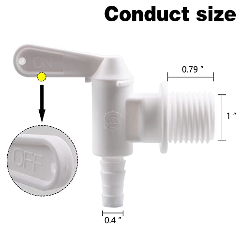 5 Gallon Fermentation Bottling Bucket Spigot - Pack of 8