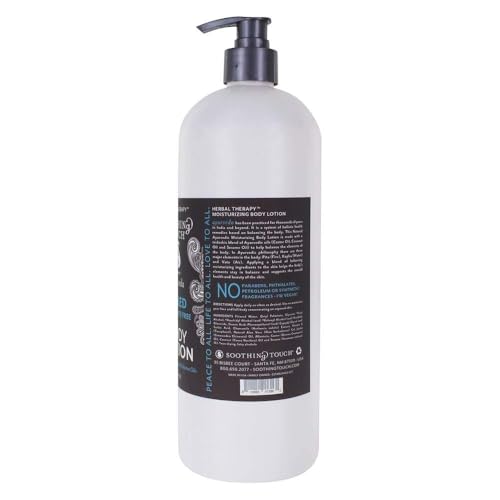 Soothing Touch Naked Fragrance-Free Body Lotion - Natural Ayurvedic 32 oz