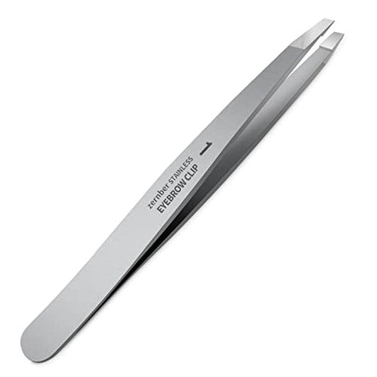Eyebrow Hair Removal Tweezers, Slant Tweezer Handmade Professional Eyebrow Facial & Hair Remover Better closure Stainless Steel