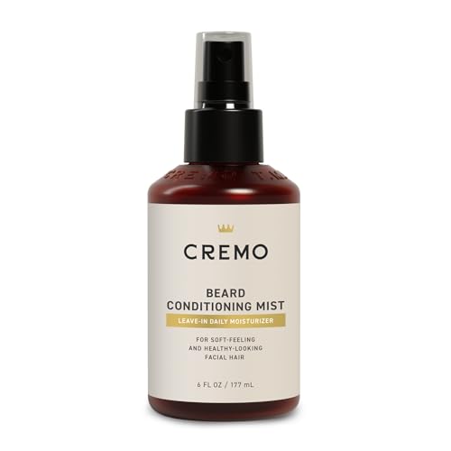Cremo Original Leave-In Beard Conditioner Spray - 6 Fl Oz | Hydrating Taming Mist for Men