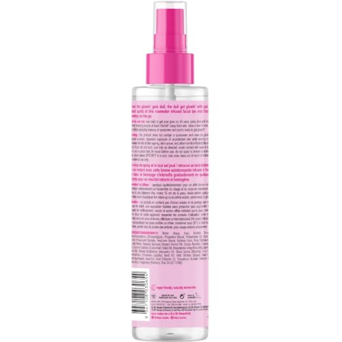 B.TAN Clear Face Self Tanning Mist - Bronze Dark 190ml, Gradual Glow & Hydrating Rosewater
